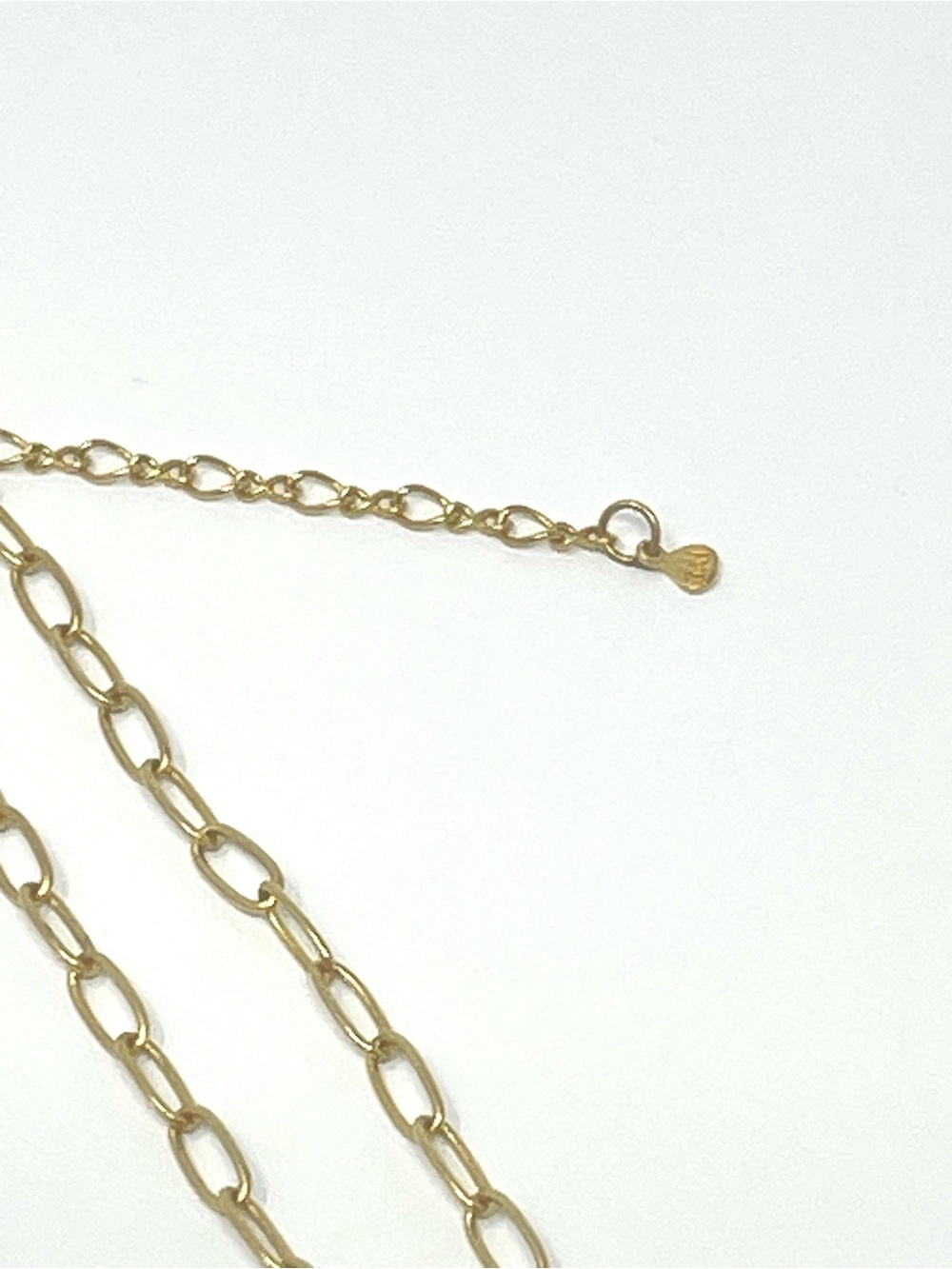 New Anthropologie x Tai Gold Link Coin Pendant Necklace - Picture 4 of 5
